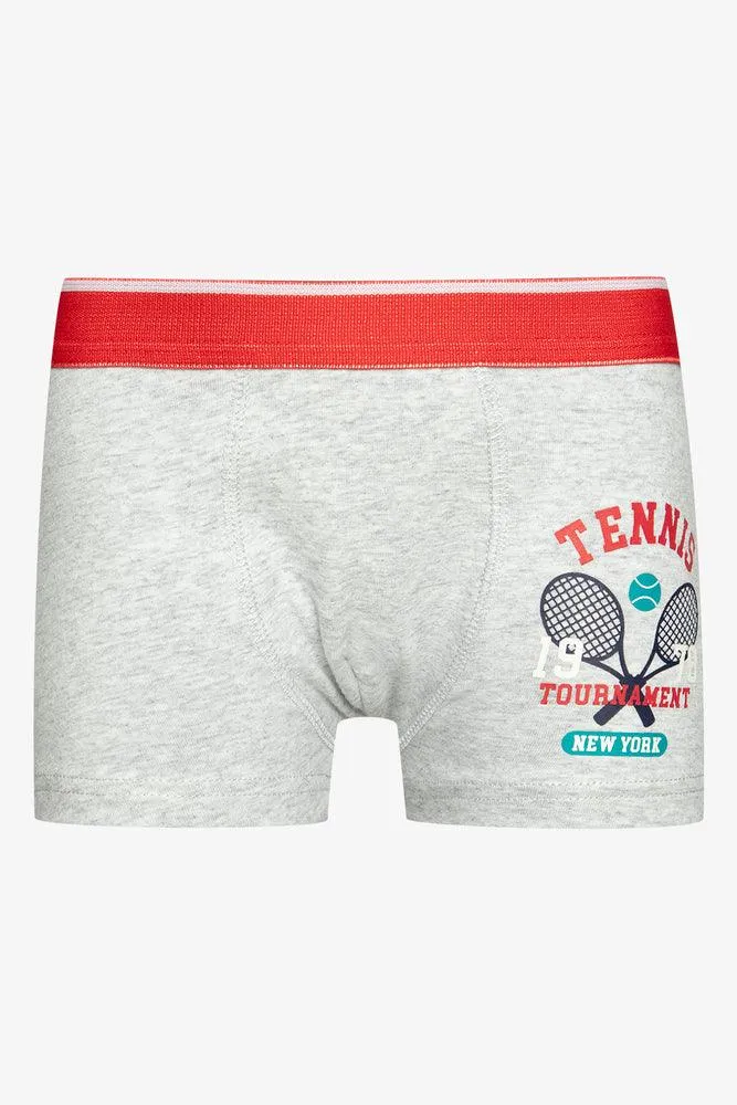 3 Pack Tennis Boxers Red