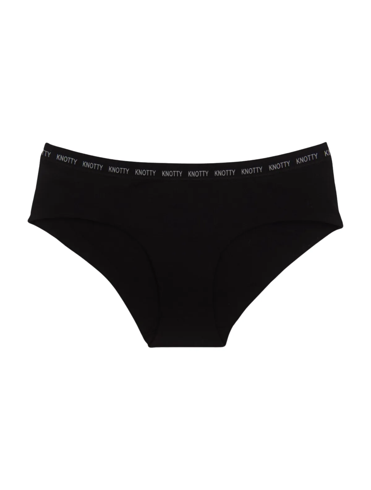 All-Black Cotton Brief Set (3-Pack)