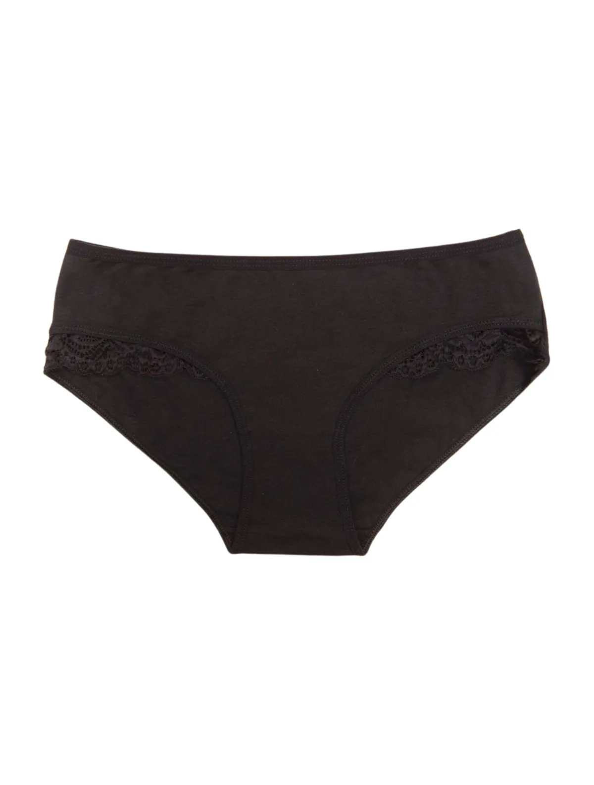 All-Black Cotton Brief Set (3-Pack)