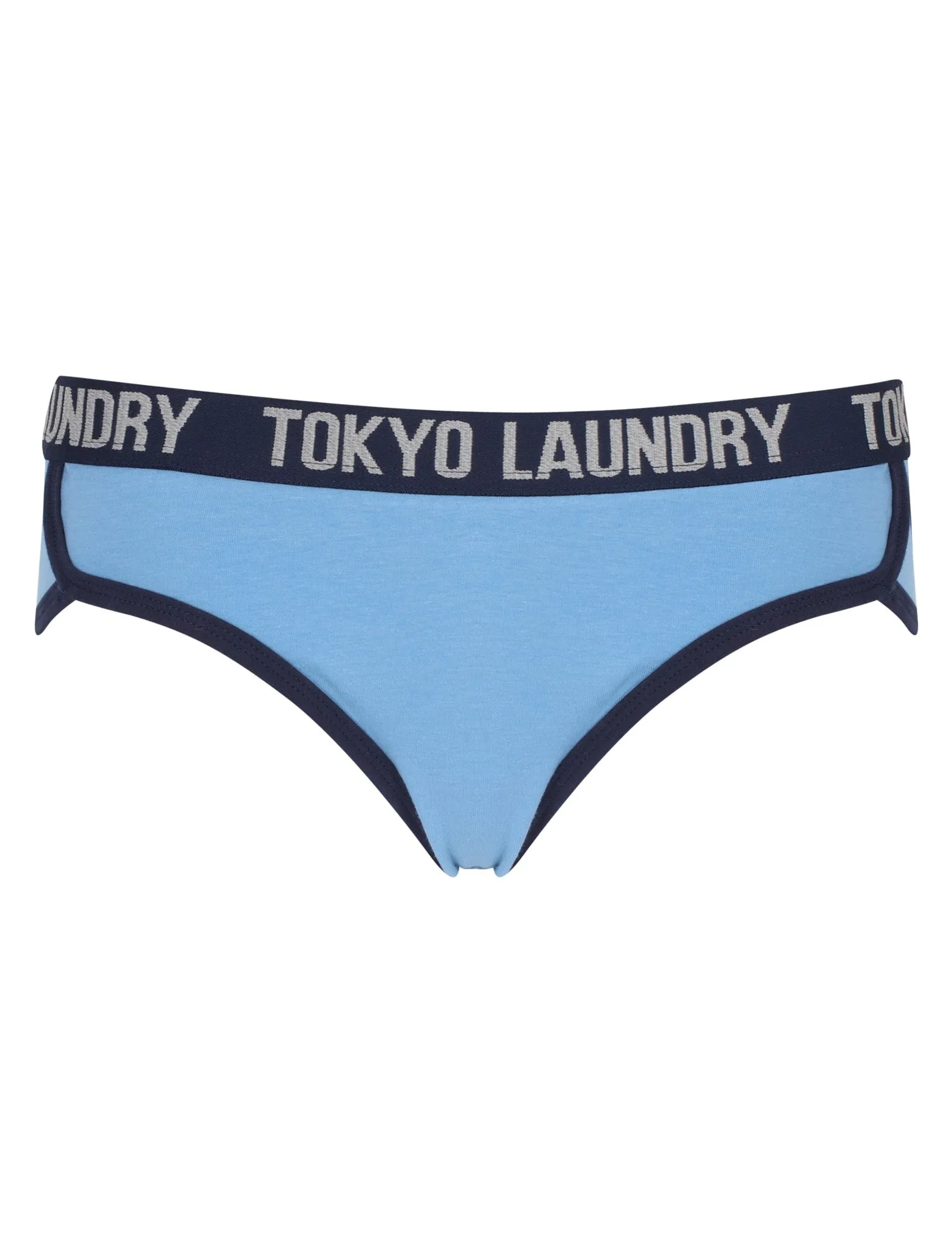 Allie (3 Pack) Assorted Briefs In Tomato Puree / Eclipse Blue / Lake Blue - Tokyo Laundry