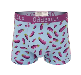 Aubergine - emoji®- Mens Boxer Shorts