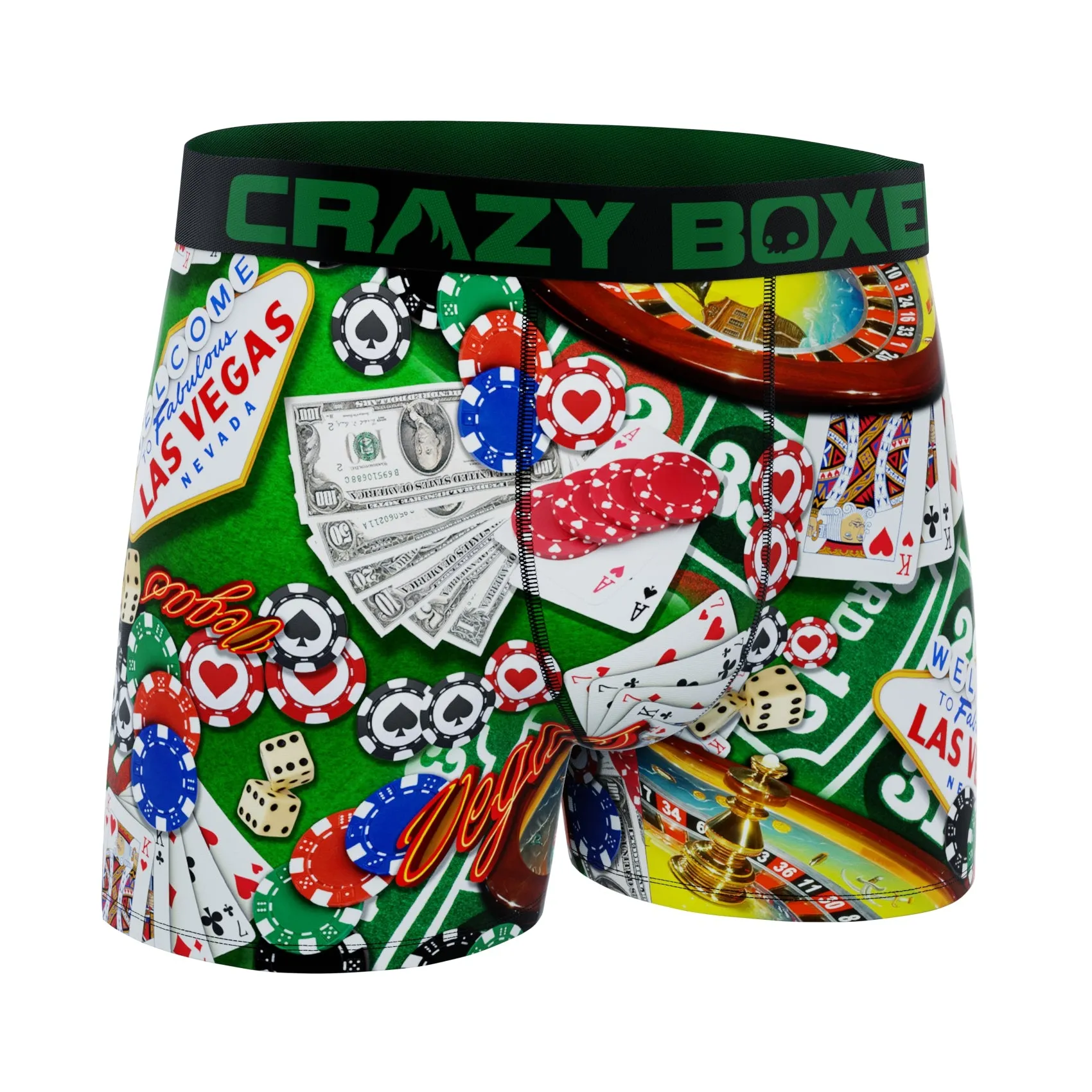 CRAZYBOXER Casino in Vegas Men's Boxer Briefs