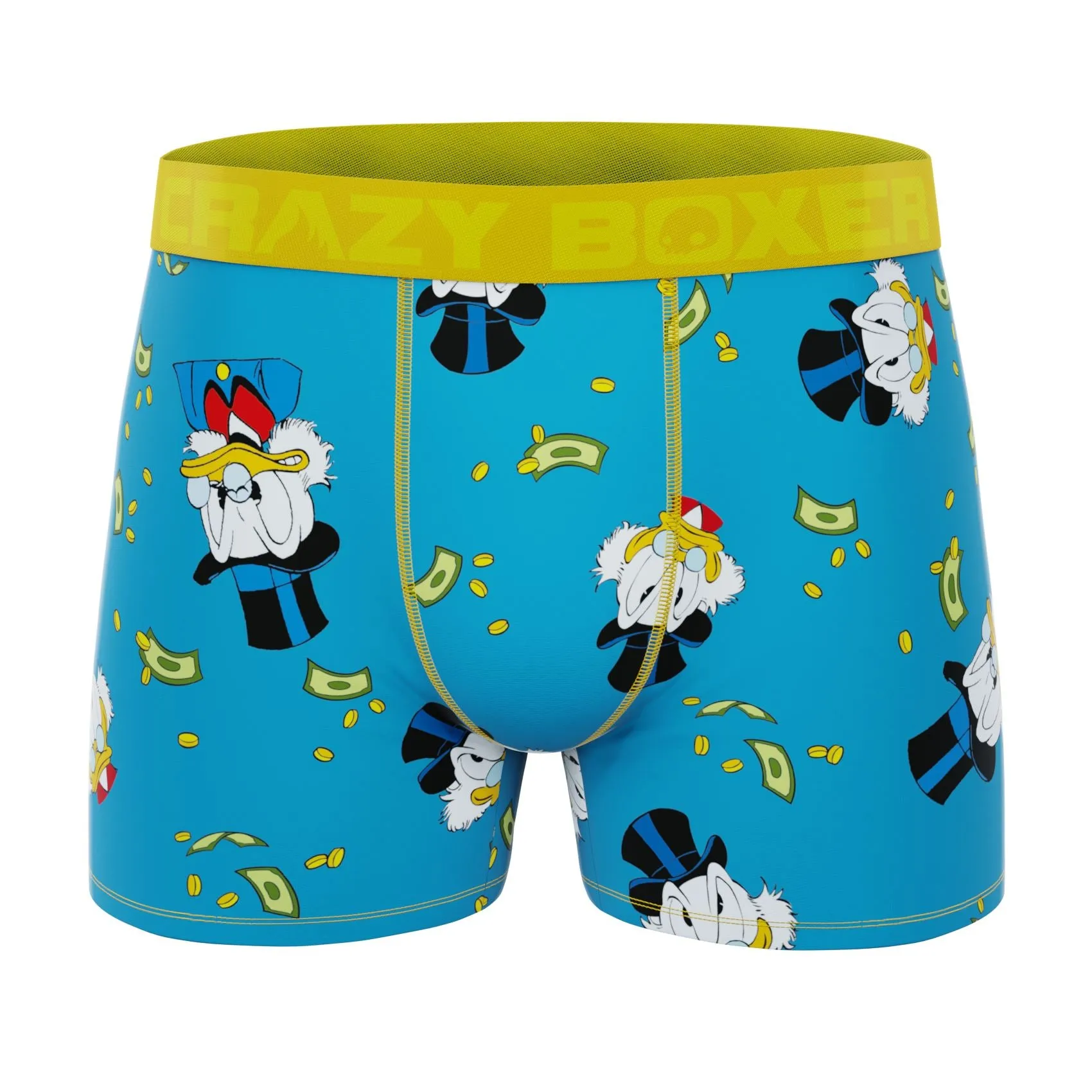 CRAZYBOXER Disney Donald Duck and Uncle Scrooge's Money Men's Boxer Briefs (3 pack)