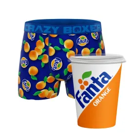 CRAZYBOXER Fanta Oranges Men's Boxer Briefs (Creative Packaging)