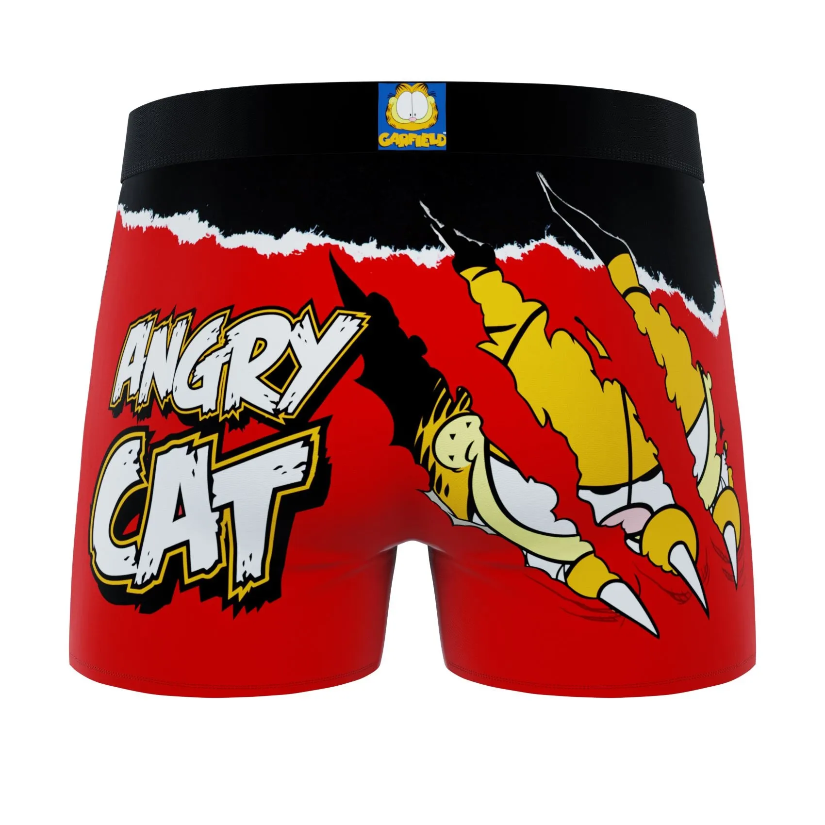 CRAZYBOXER Garfield Angry Cat Men's Boxer Briefs