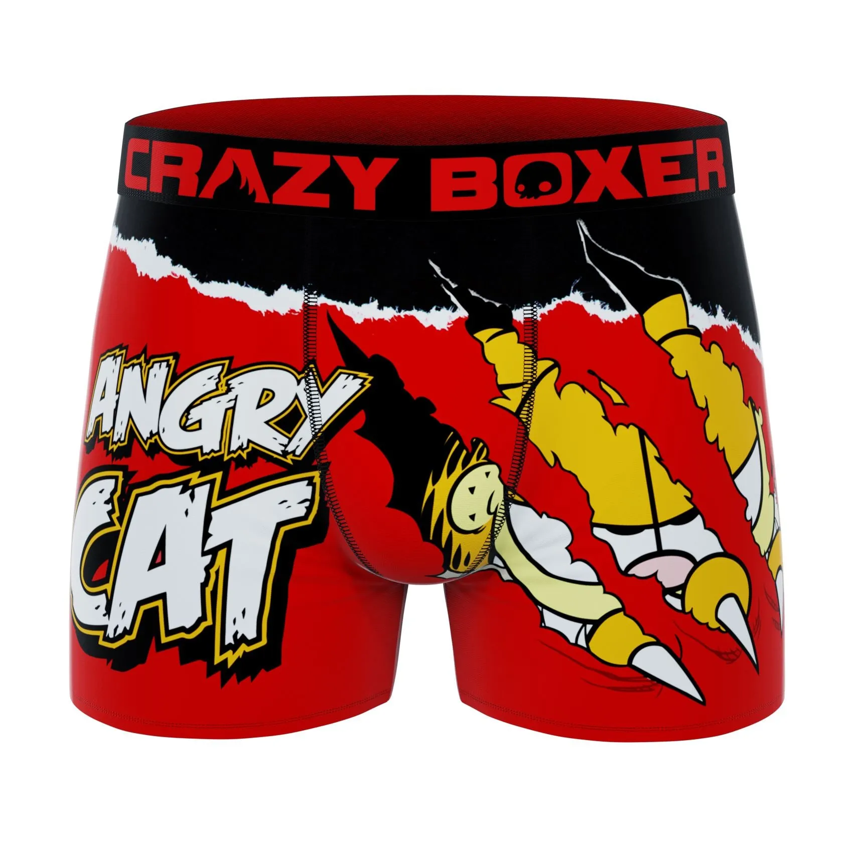 CRAZYBOXER Garfield Angry Cat Men's Boxer Briefs