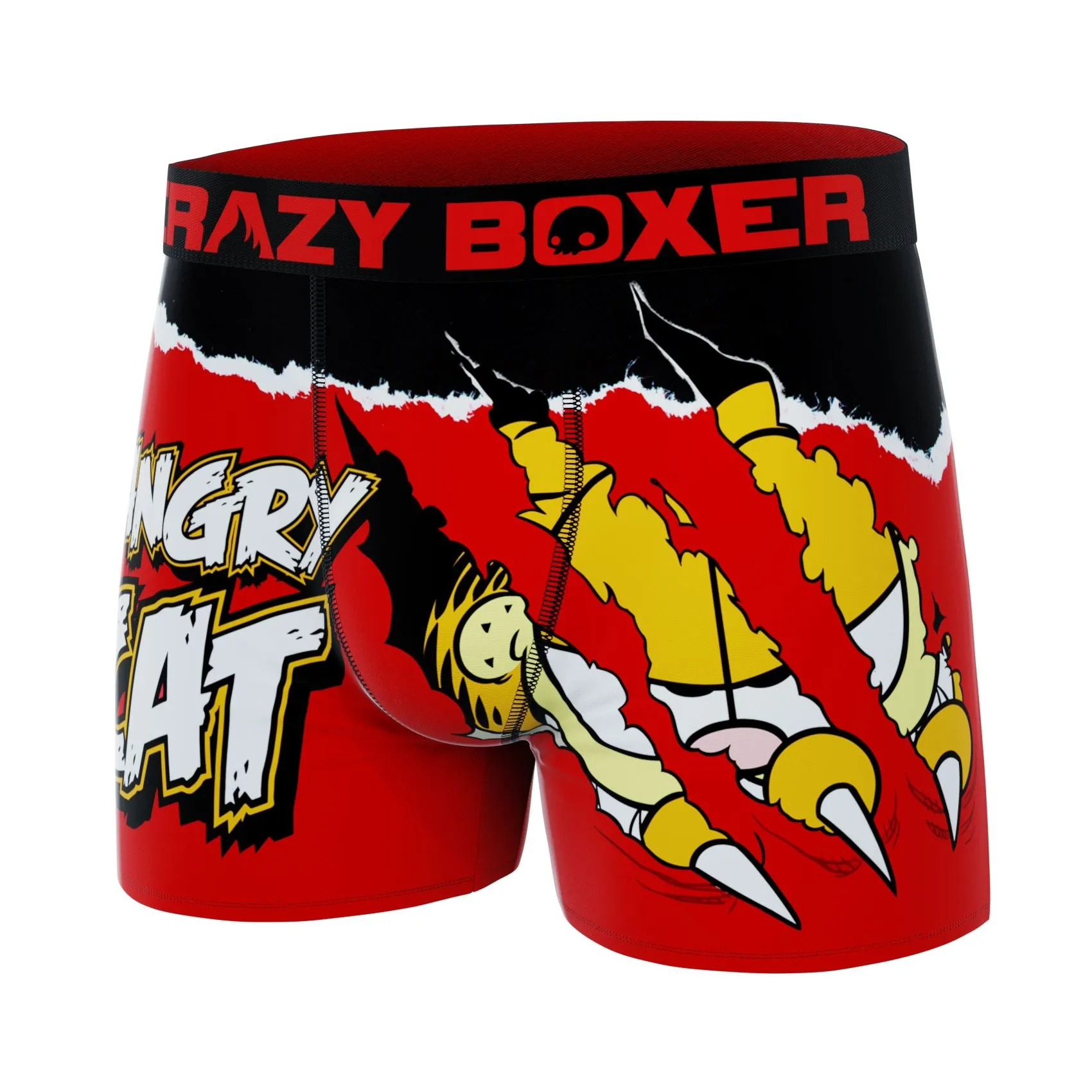 CRAZYBOXER Garfield Angry Cat Men's Boxer Briefs