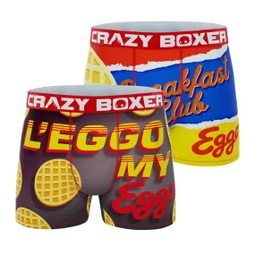 CRAZYBOXER Kellogg's Eggo Men's Boxer Briefs (2 pack)