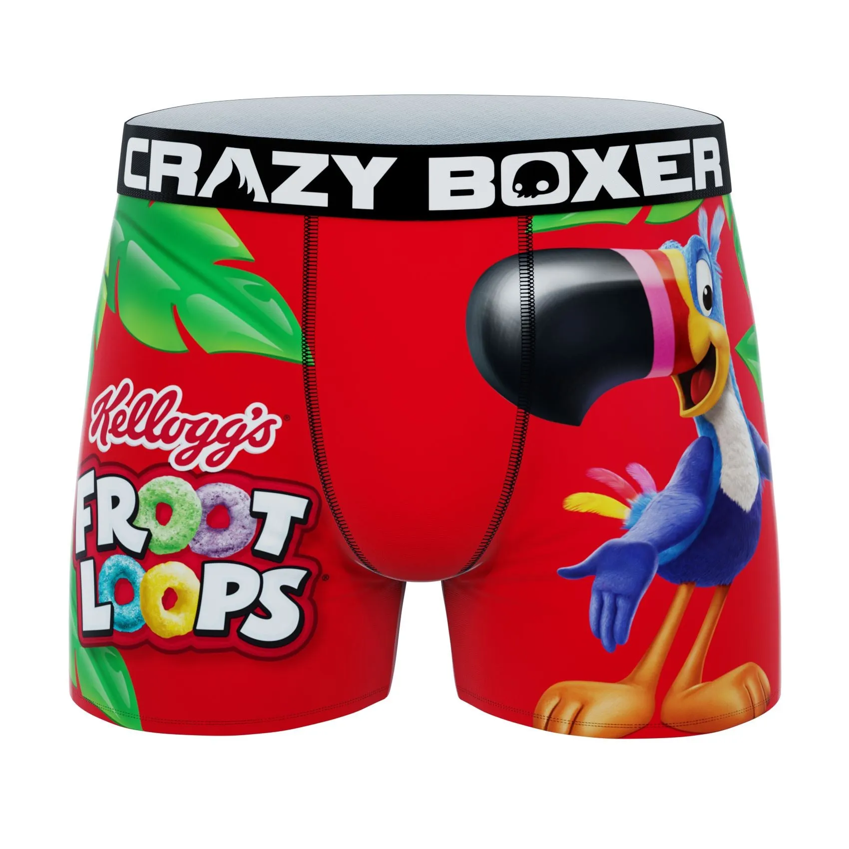 CRAZYBOXER Kellogg's Toucan Men's Boxer Briefs (Creative Packaging)