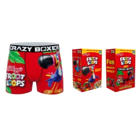 CRAZYBOXER Kellogg's Toucan Men's Boxer Briefs (Creative Packaging)