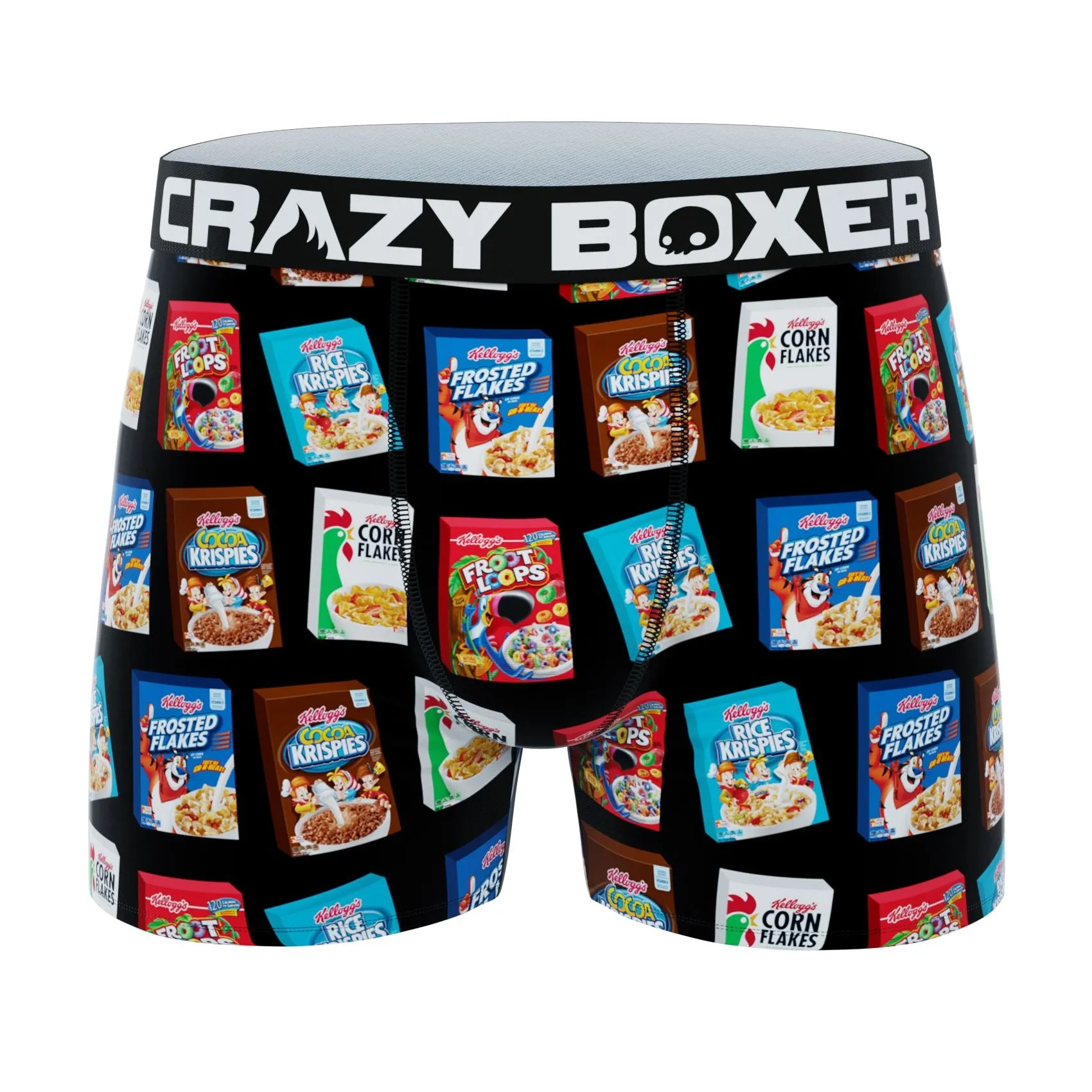 CRAZYBOXER Kellogg's Toucan Sam Men's Boxer Briefs (2 pack)