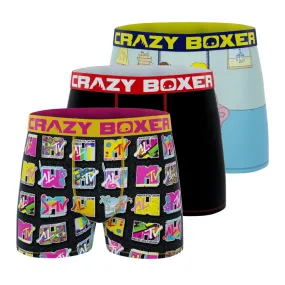 CRAZYBOXER Mtv Beavis And Butthead Men's Boxer Briefs (3 pack)