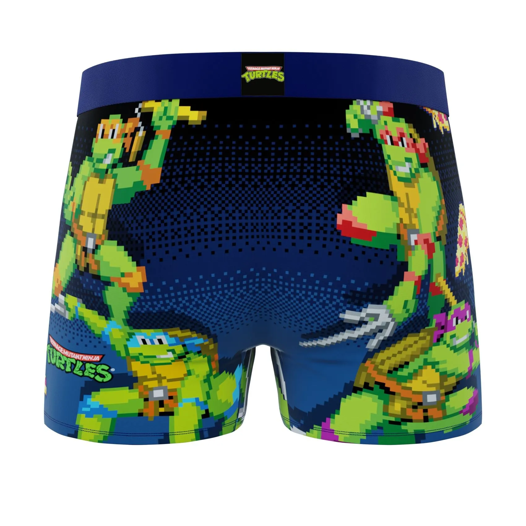 CRAZYBOXER Ninja Turtles 8bit Men's Boxer Briefs (Creative Packaging)