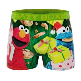 CRAZYBOXER Sesame Street Cookies & Gifts Men's Boxer Briefs