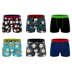 CRAZYBOXER South Park Pirate Men's Boxer Briefs (6 Pack)