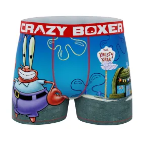 CRAZYBOXER Spongebob Krabs Men's Boxer Briefs