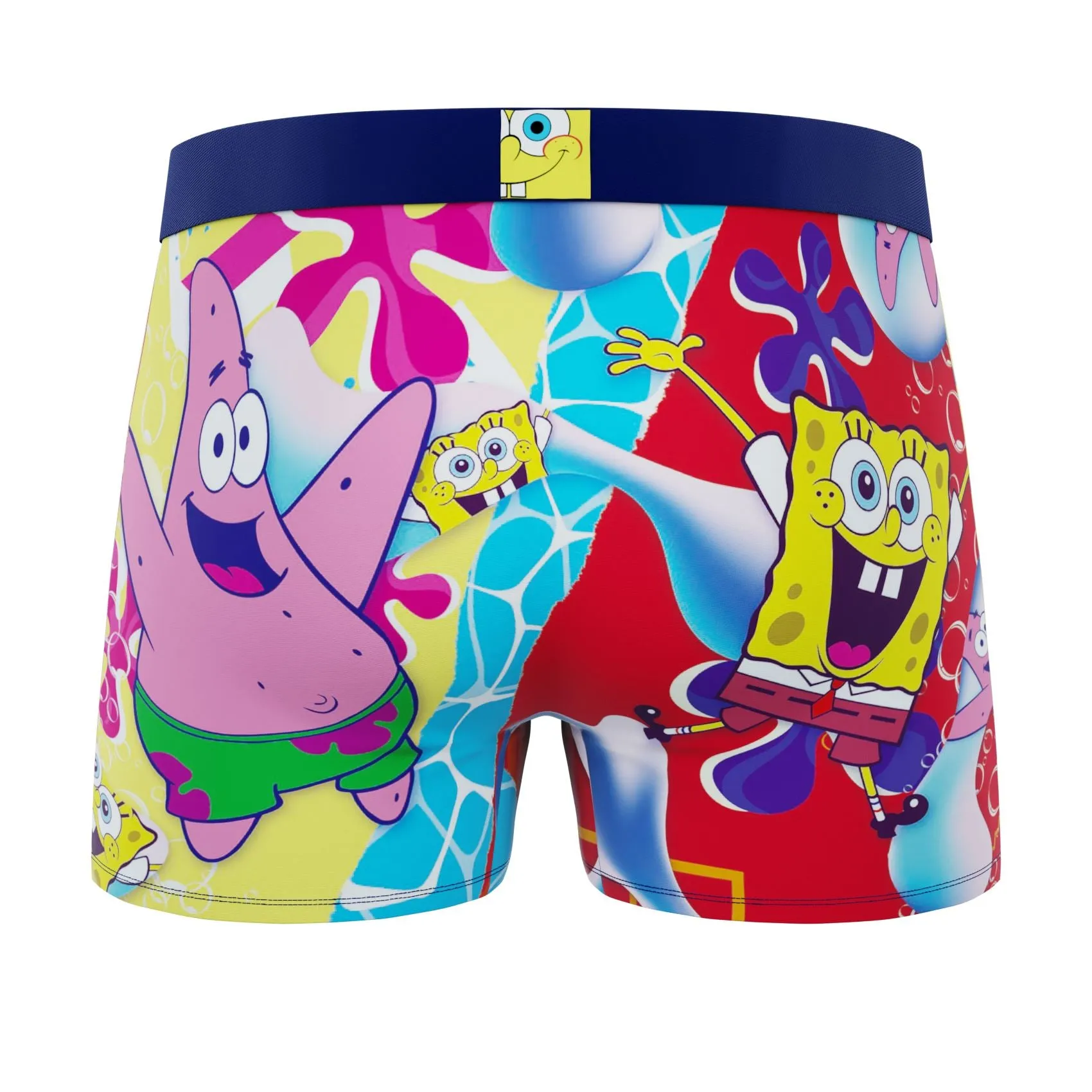 CRAZYBOXER Spongebob Seahorse Crazy Men's Boxer Briefs (2 pack)