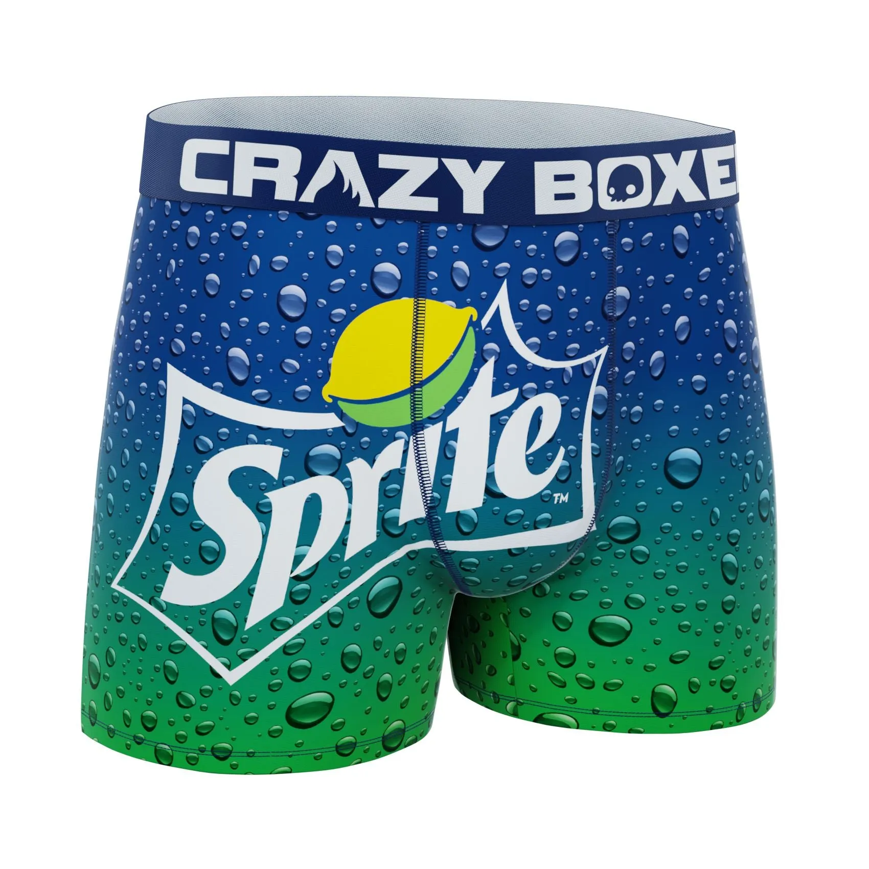 CRAZYBOXER Sprite Refreshing Bubbles Men's Boxer Briefs (Creative Packaging)