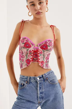 For Love and Lemons Kaylee Crop Top