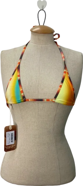 Jaded London Multicolor Ombre Triangle Bikini Top UK Size 6