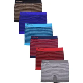 KNOCKER MEN'S SEAMLESS BOXER BRIEFS (MS037M)