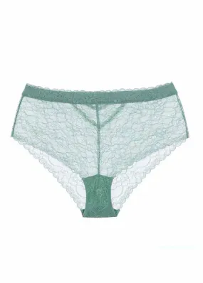 LILY Plus Sexy Recycled Lace High Waist Brief Panties