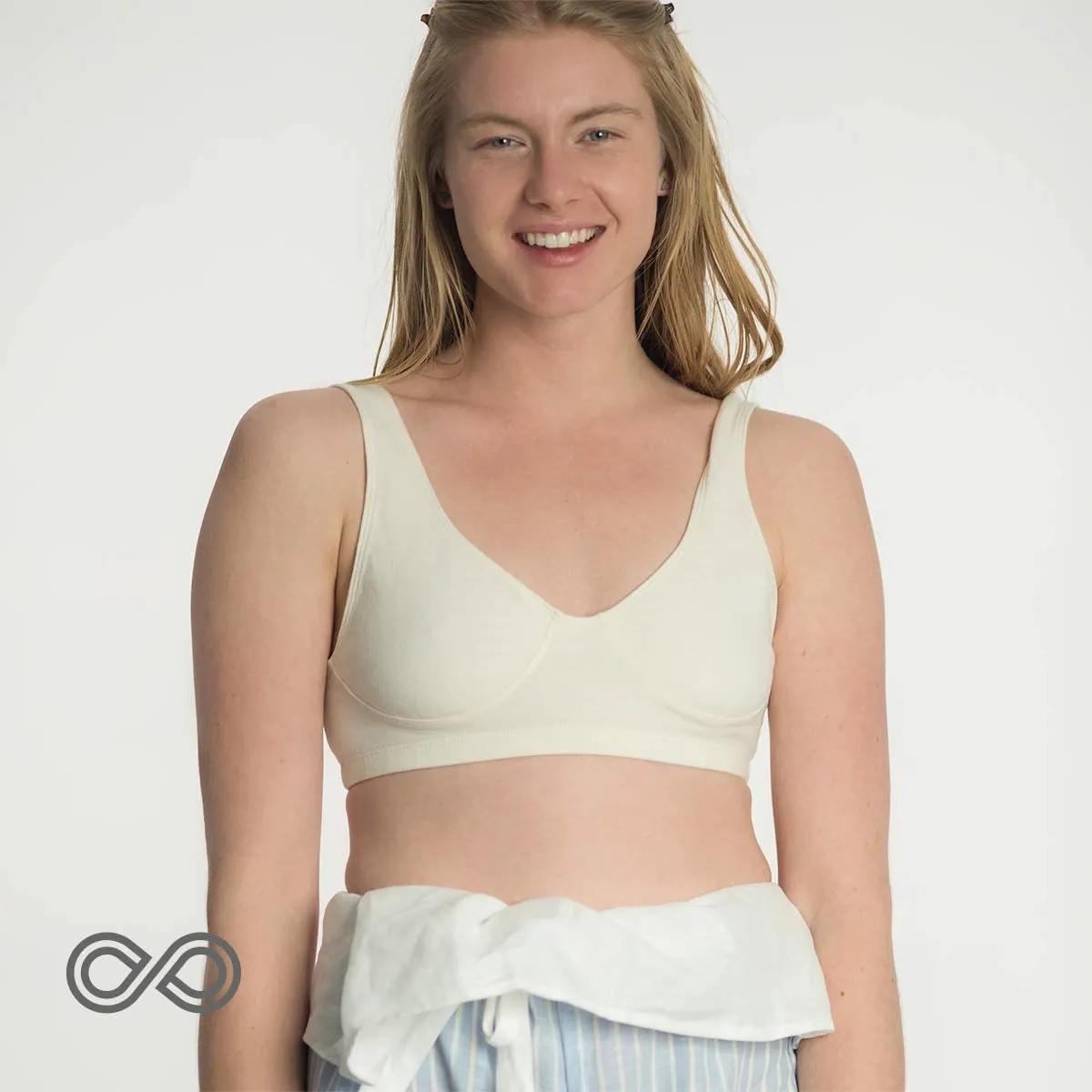 Organic Cotton Simple Bra (Grown & Made in USA) (Discontinued)