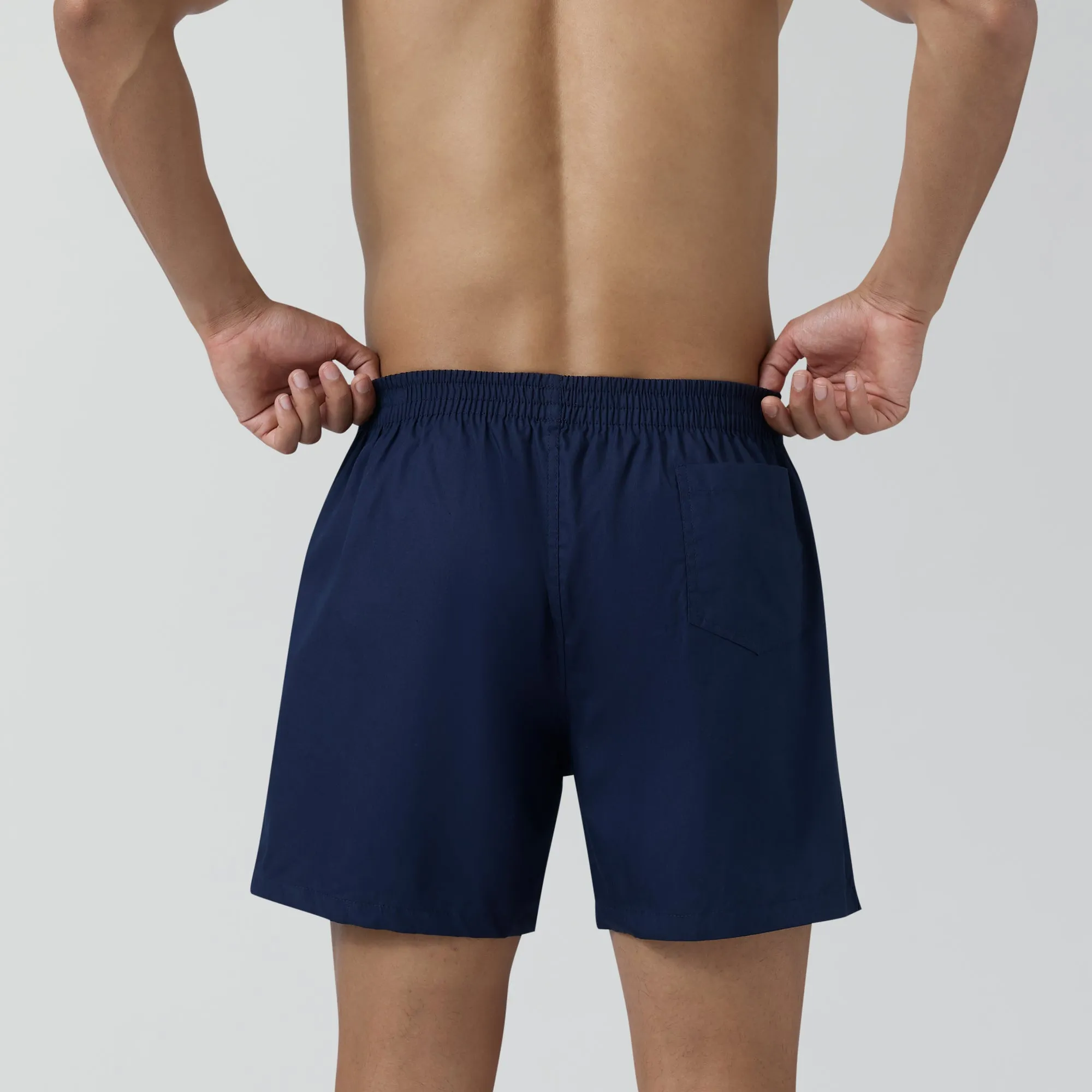 Pace Cotton Boxer Midnight Blue