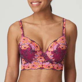 Prima Donna Twist Padded Plunge Bra-Efforia- Blossom