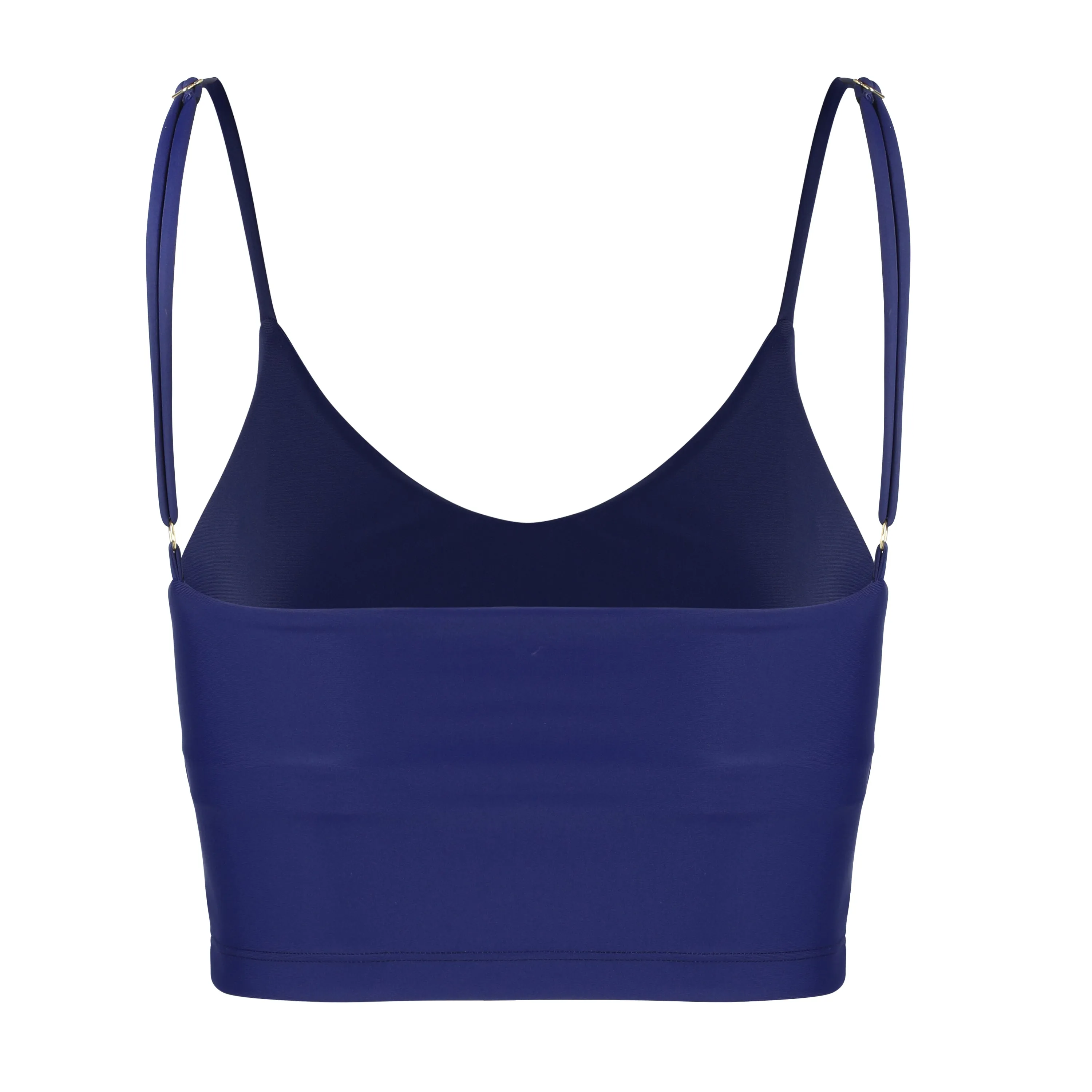 Zuli Thin Strap Crop Top | Recycled Nylon | Royal